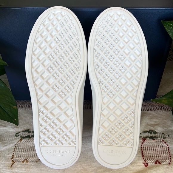 NEW Cole Haan Women’s Leather GC Daily White Lace Sneaker Tennis Shoes, Size 7 - Picture 8 of 16
